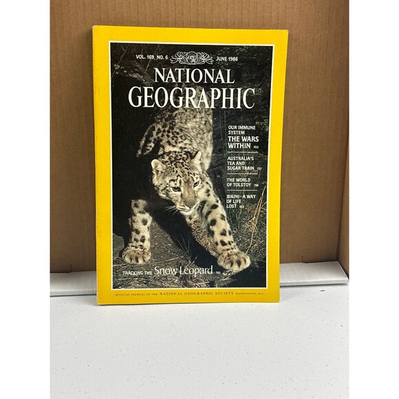 National Geographic June 1986 Vol. 169 No. 6 - Tracking The Snow Leopard - Picture 3 of 3